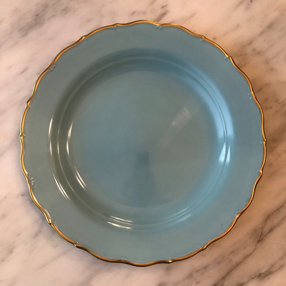 Anna Weatherley Aqua charger, 12.5"